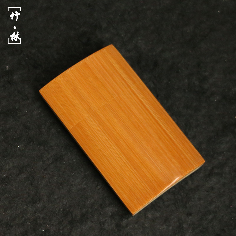 精品纯手工精磨天然时间老玉竹烟盒文玩竹制便携式香烟包装送礼盒