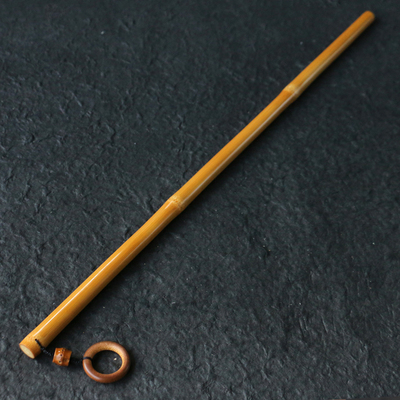 纯手工实心玉竹文玩教鞭手杖