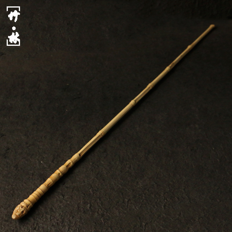 精品纯手工制作天然满钉竹根老罗汉竹教鞭多节异形密节竹节棍把件,特色手工艺,竹编/竹雕,淘宝优惠券,粉丝福利购,淘宝优惠卷