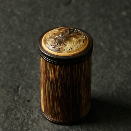 纯手工制作天然金丝竹蝈蝈罐虫具