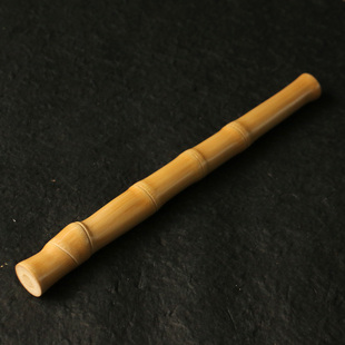 一物一拍精品纯手工精磨天然实心竹手把件竹雕竹制文玩竹棍敲背棍