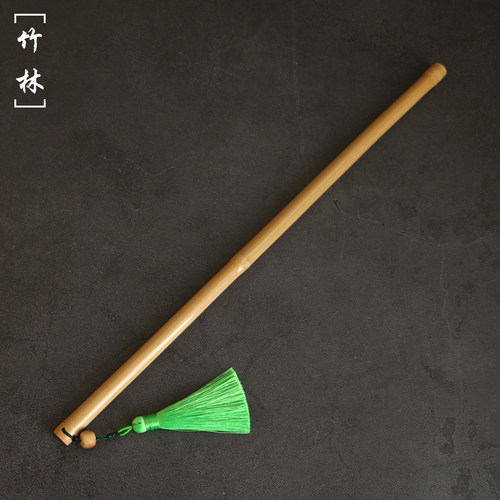 精品实心竹手把件手持家用老玉竹