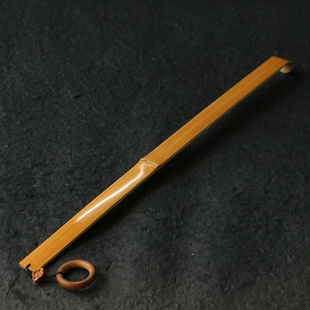 精品纯手工精磨天然一体带竹节老玉竹痒痒挠竹制薄款文玩挠痒爪子