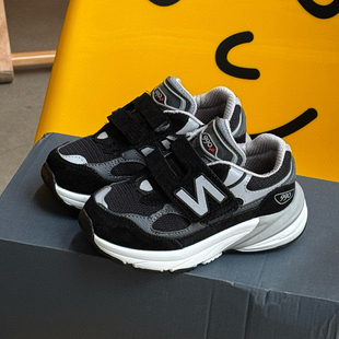 复古童鞋N990v6魔术贴旅游休闲鞋男童宝宝跑步鞋轻便女儿童运动鞋