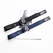 裤 余文乐同款 眼镜蛇插扣帆布腰带男嘻哈机能风工装 布料皮带女潮牌