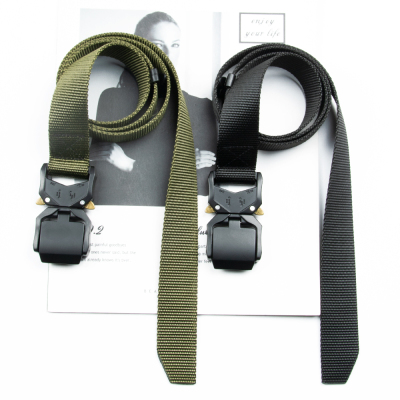 新款3cm速开插扣帆布腰带