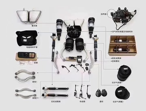 适应于奥迪Q5L SQ5改装原厂空气悬挂气动避震空气避震q5l避震改装