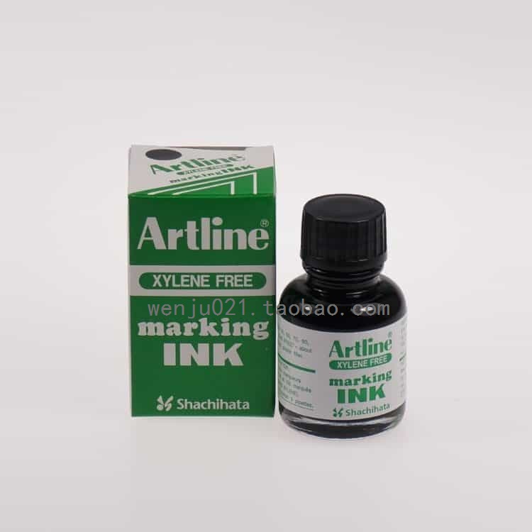 旗牌记号笔墨水ESK-20雅丽马克笔补充液EK-70/90油性速干箱头笔水