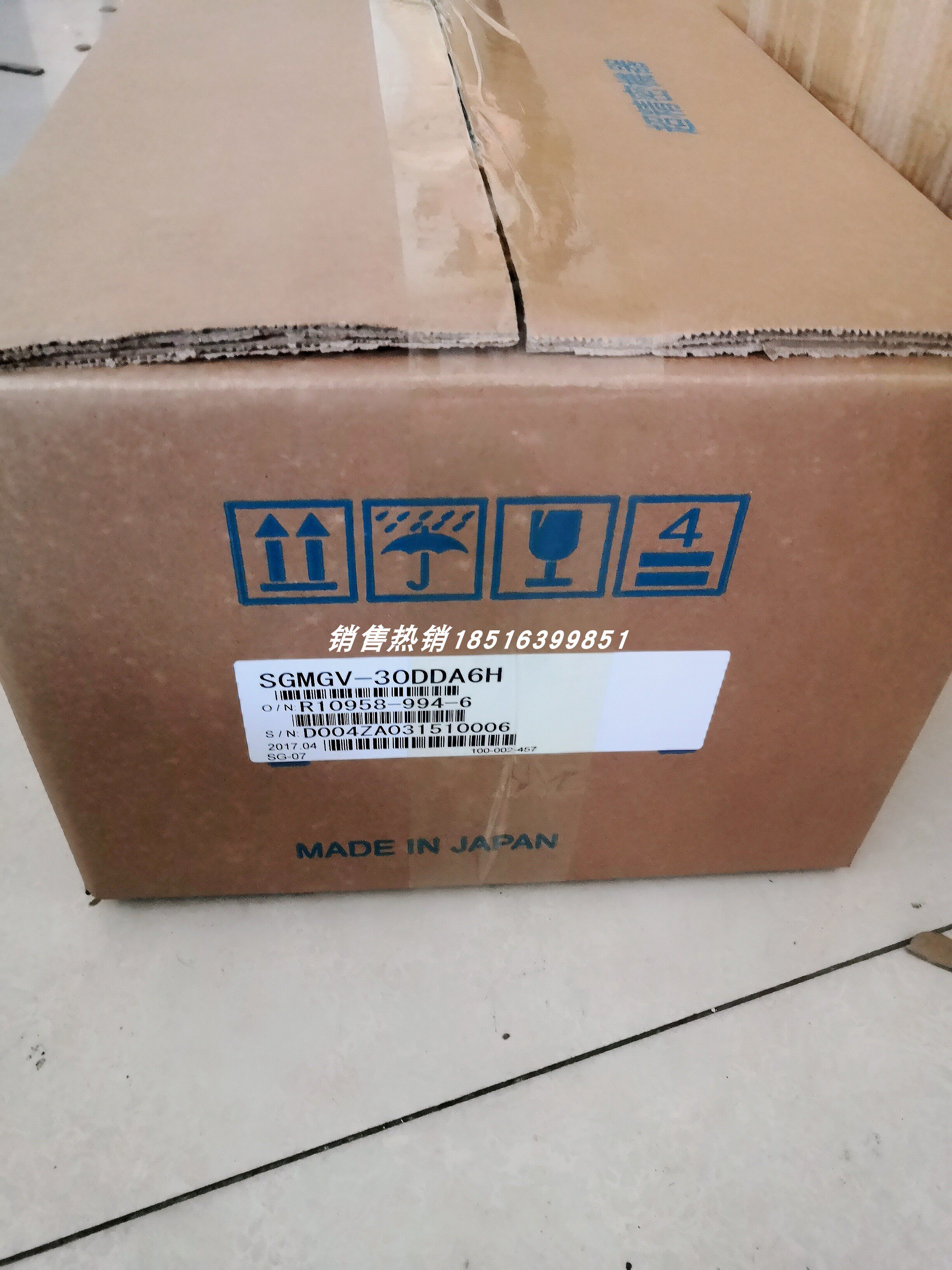 SGMGV-30DDA6H 安川伺服电机全新 质保一年