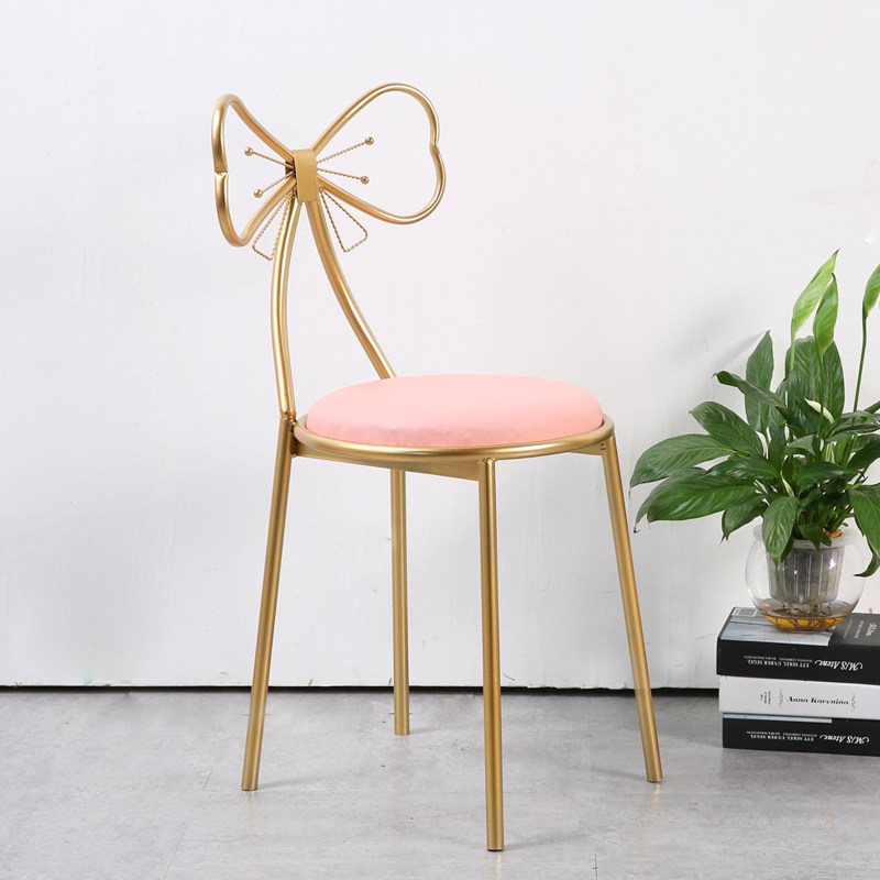 Iron art golden Dining chair theme Restaurant Chairs master Design Art Armchair originality Iron chairs thickening bowin the Residential furniture , Class Seats , Chairs , Chair  category - from Buy2taobao.com to provide professional Taobao agent buy service