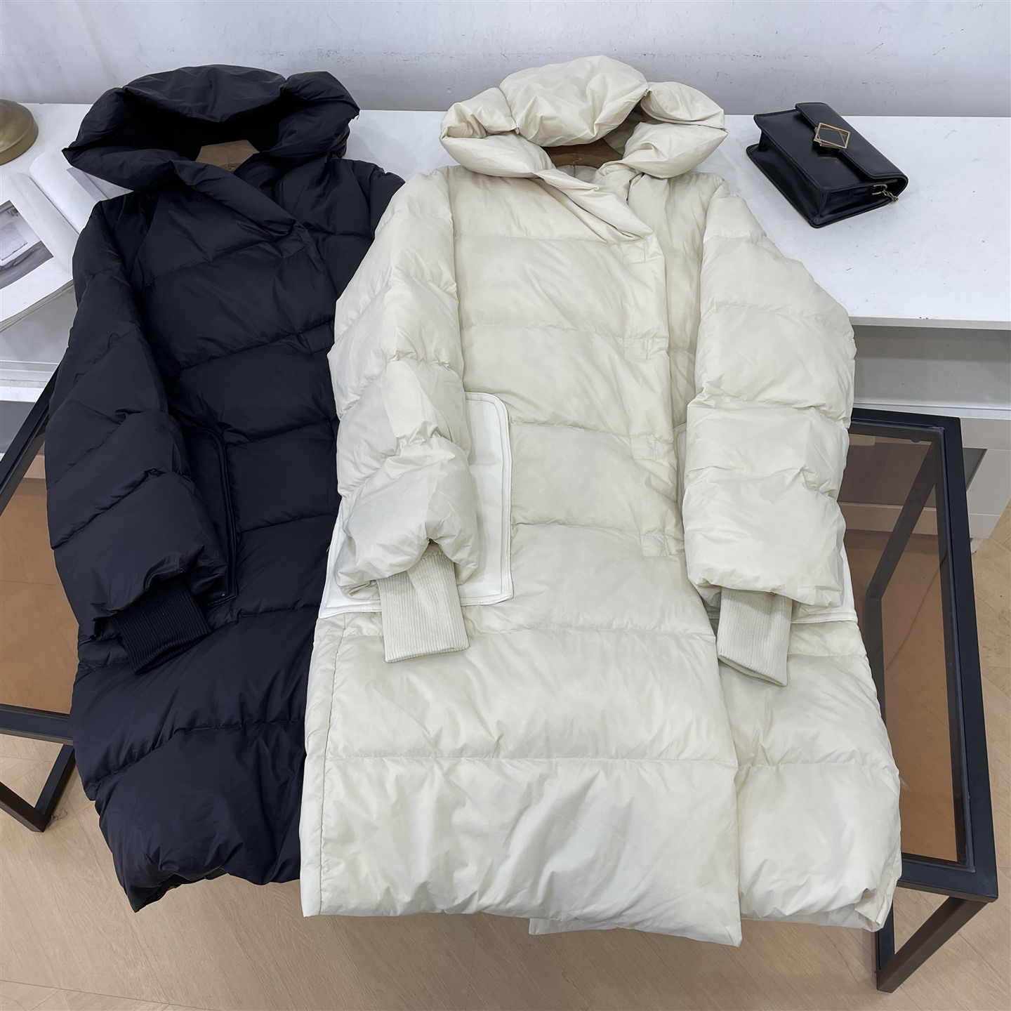 重磅大衣女时尚宽松显瘦冬季纯色简约百搭长款外套K#10