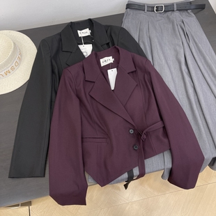 高级感上衣侧腰收腰显瘦外套L 气质西装 新款 秋冬季