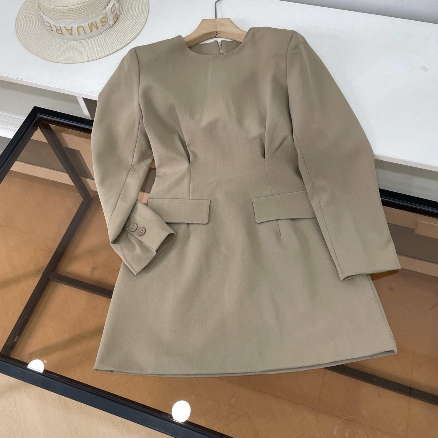 法式气质连衣裙秋冬季新款通勤百搭显瘦女裙子L#5