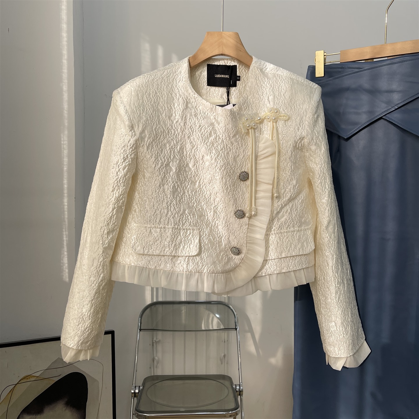 高级感新中式外套2024秋季新款时尚设计感上衣女 L#5