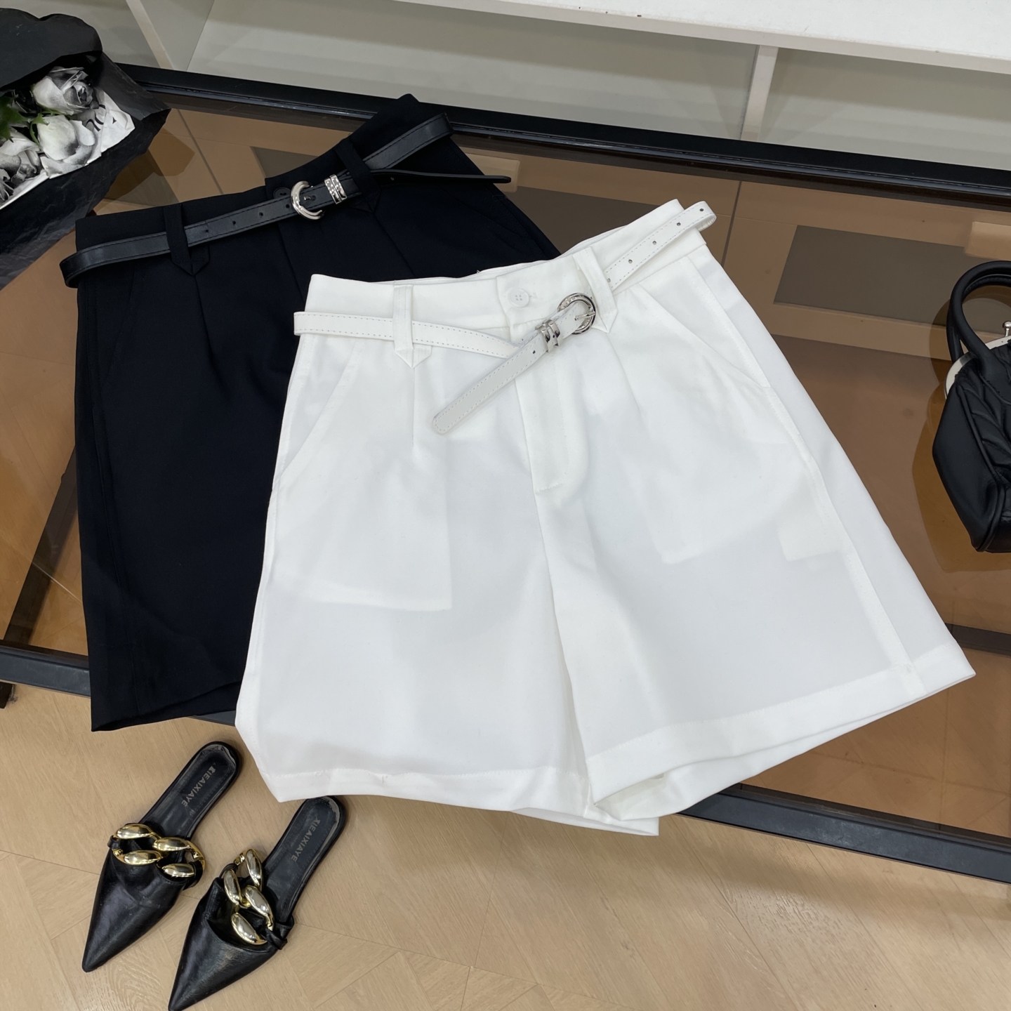 休闲裤直筒宽松百搭显瘦通勤2025短款冬季复古女 K#14