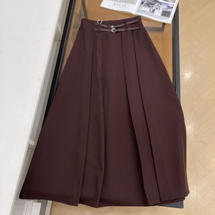 A字裙L 高级感气质时尚 新款 半身裙女2025秋冬季