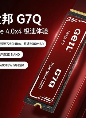 GEIL金邦 1TB 固态硬盘 M.2接口PCIe 4.0 NVMe SSD游戏高性能版