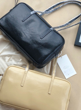 韩国Lerobe包美娜家包波士顿包气质真皮腋下包牛皮肩手提女包方形