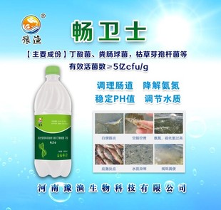 豫渔畅卫士液态丁酸梭菌粪肠球菌枯草芽孢调理肠道增厚肠道壁