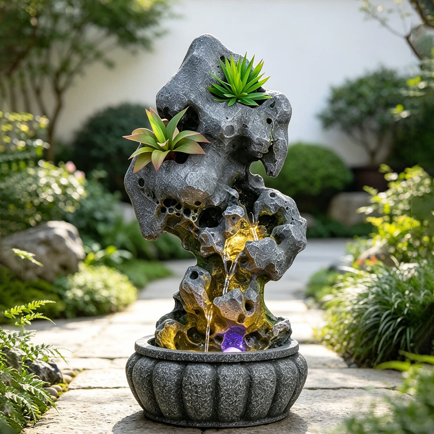 招财循环水喷泉摆件乔迁开业礼