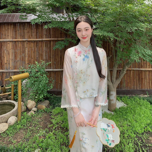 麓津《繁花有信》新中式套装