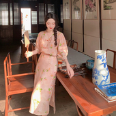 复古国风上衣半身裙子旗袍连衣裙夏女 新中式 麓津自制 温香软玉