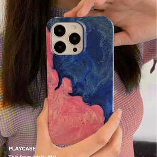 适用iPhone16promax苹果17小米17pro新款 oppofindx9 mate80华为p70荣耀200菲林nova15手机壳vivox300粉蓝鎏金