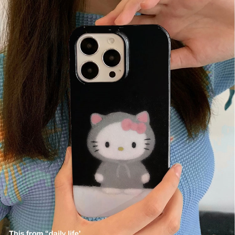 玩偶凯蒂猫适用iPhone16promax苹果14小米15新款mate70华为p70nova13荣耀200手机壳opporeno13软壳vivox100