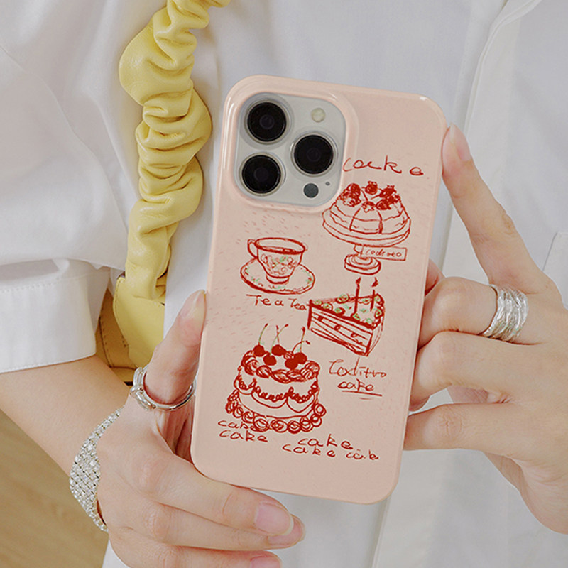 蛋糕派对适用华为mate50pro手机壳p50/p40菲林壳nova11/10/9/8硬壳小米13/12/11一加ACE2PRO红米K60至尊版