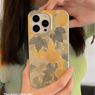 中式富贵葫芦适用苹果16手机壳vivoS19华为P70mate70小米14Ultra /15promax新款oppofindx8荣耀300软vivox200