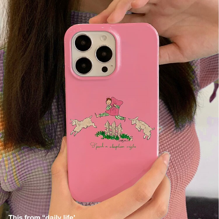 适用iPhone16promax苹果15小米14新款mate60华为p70nova荣耀200菲林手机壳13opporeno12vivox100失眠数羊人