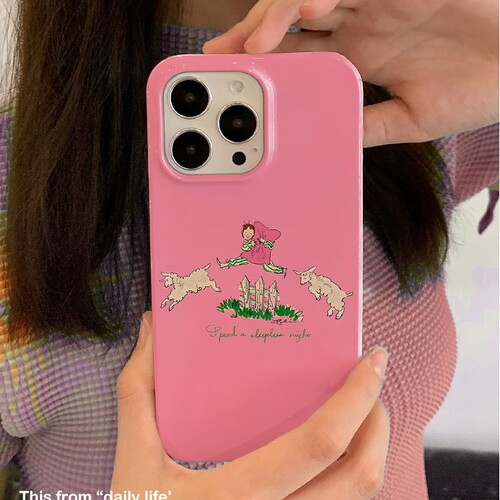 适用iPhone16promax苹果15小米14新款mate60华为p70nova荣耀200菲林手机壳13opporeno12vivox100失眠数羊人