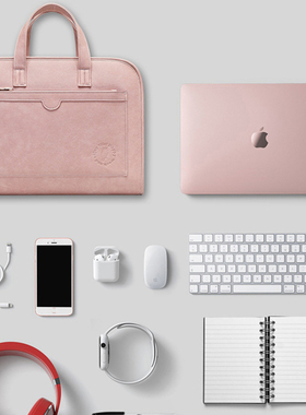 2025新款适用macbook苹果笔记本电脑包14寸女手提macbookair保护套macbookpro13寸内胆包16联想thinkpad男mac