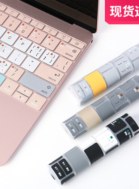 2025新款适用苹果电脑macbook透明Air13键盘膜Mac保护膜pro15笔记本OS功能macbookpro13.3快捷键16寸硅胶