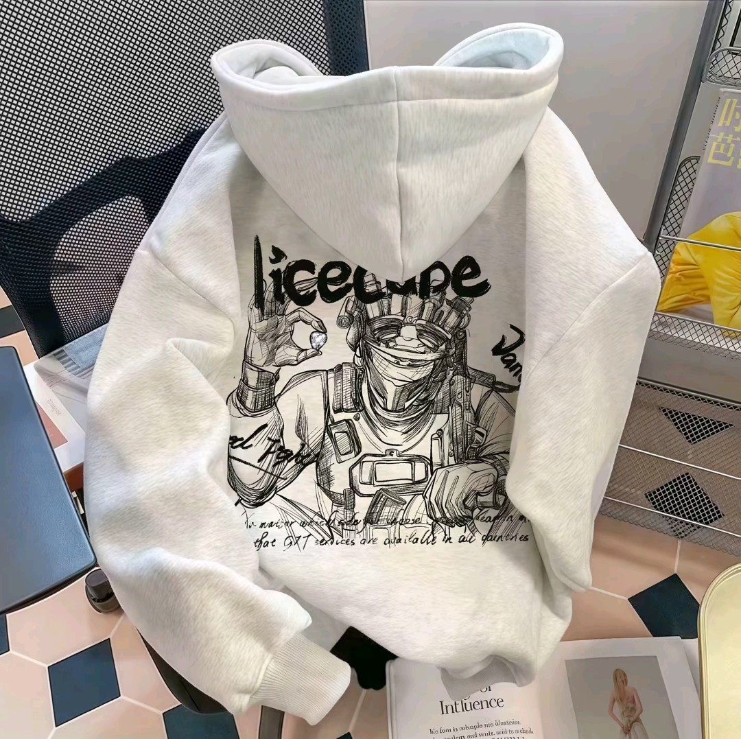 三角洲游戏周边非洲之心威龙人物印花连帽卫衣男女秋冬学生外套潮,男装,卫衣,淘宝优惠券,粉丝福利购,淘宝优惠卷