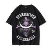 海贼王联名T恤男航海王印花夏季 休闲宽松青年上衣短t 纯棉男女短袖