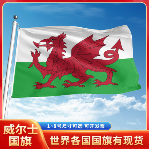 威尔士国旗12345号户外世界各国