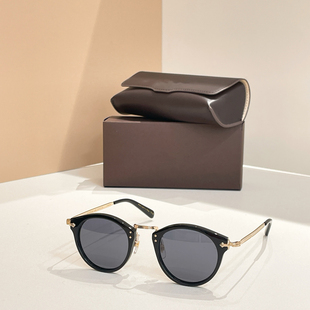 日系OP OV5184S 复古手工中金超轻纯钛墨镜男士开车防晒太阳眼镜