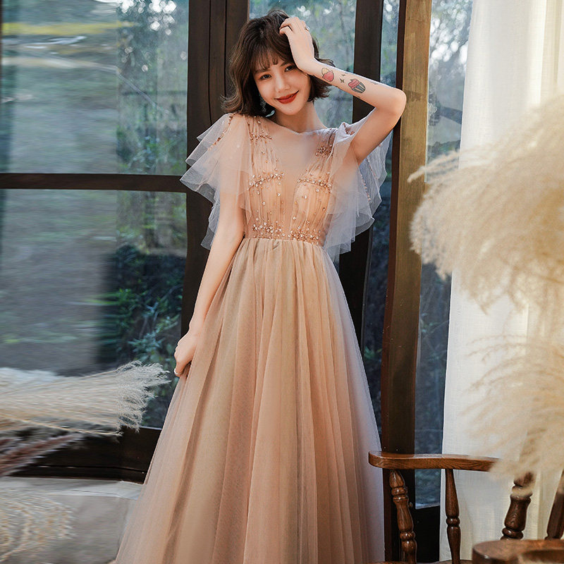 Enchanting Blue Princess Gown: Your Dream Banquet Entrance Awaits - Taobao product photo 3