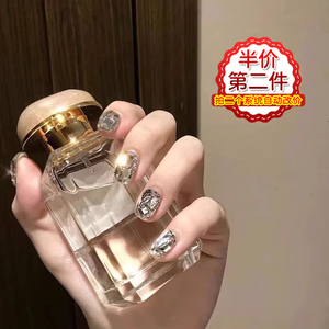 穿戴甲甲片假指甲贴片手工冰透镶钻可拆卸防水指甲贴显白中甲片女