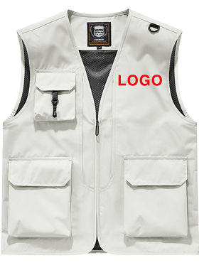 工作服马甲定制印字logo