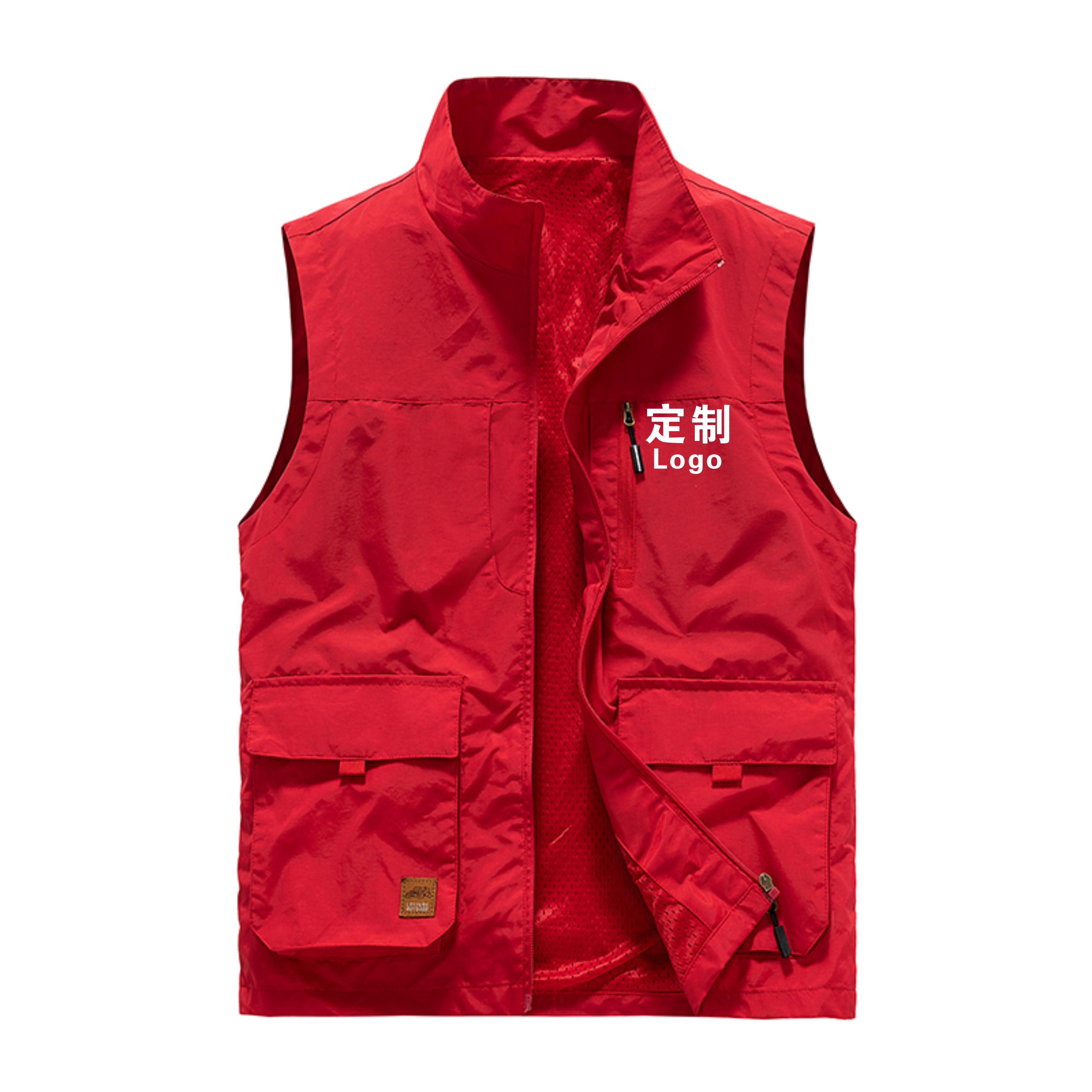 马甲定制印logo春夏季高图片