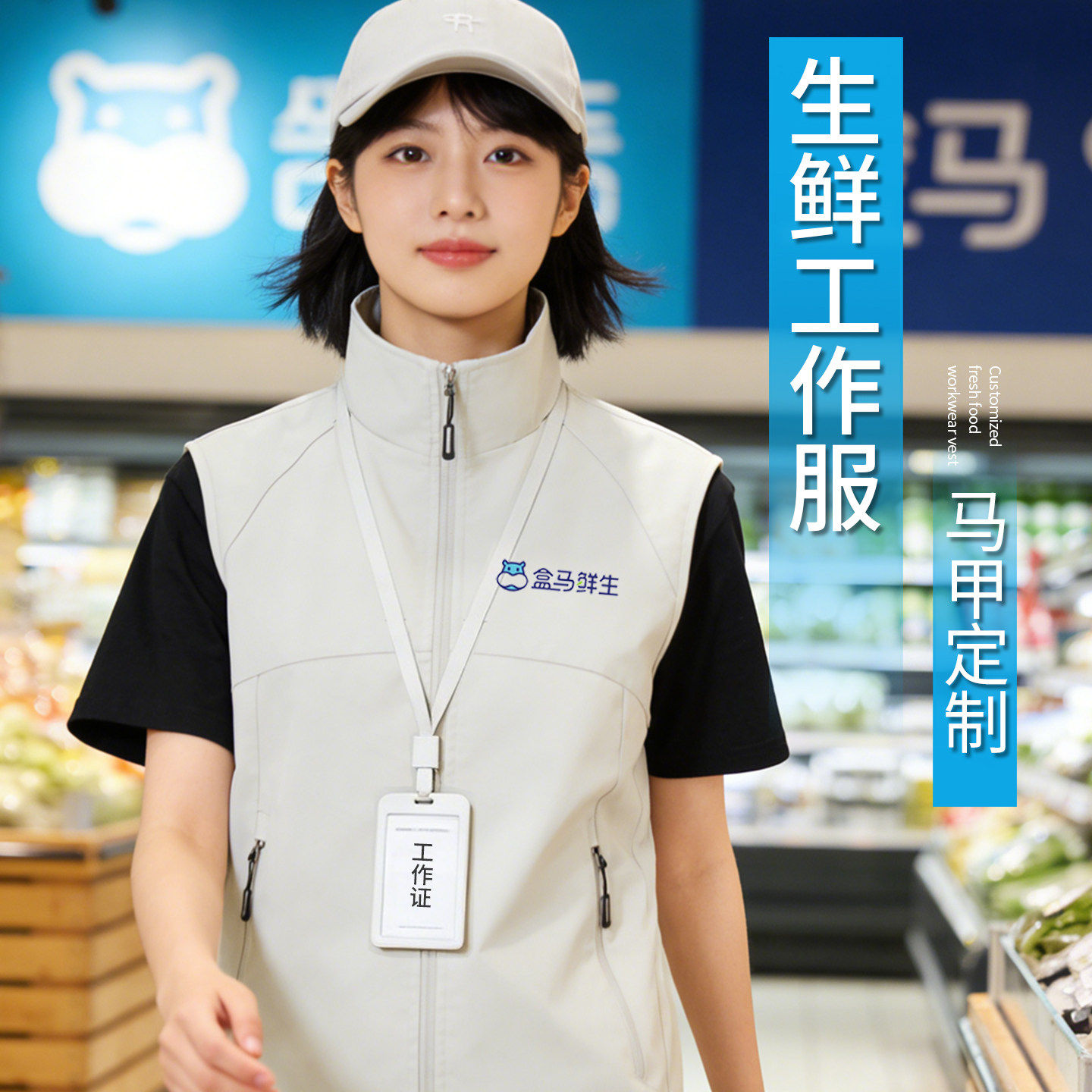 马甲工作服定制印logo户外企业工装摄影外套背心订做刺绣字团体