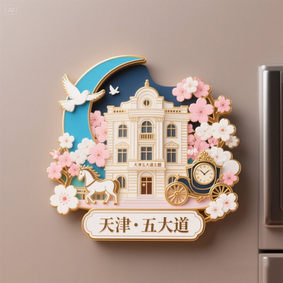 送朋友文创礼物天津五大道金属