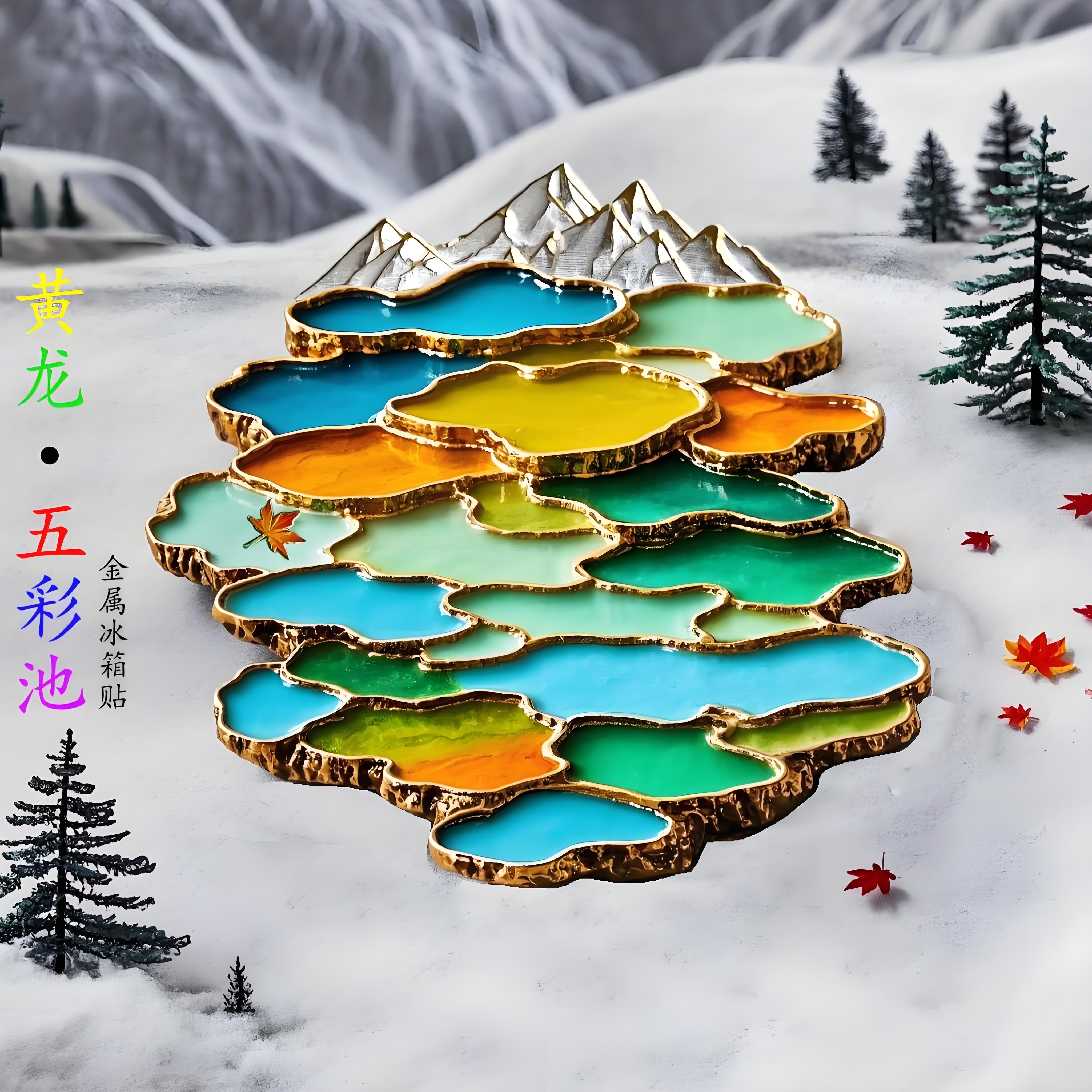 四川文创金属冰箱贴磁吸礼物送礼