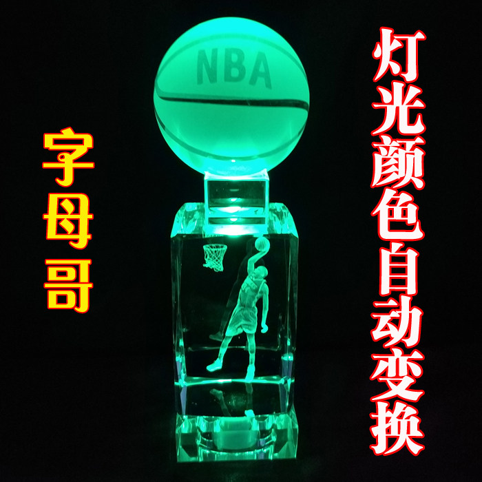 字母哥手办纪念品詹姆斯欧文汤普森艾弗森保罗乔治篮球礼物送男生