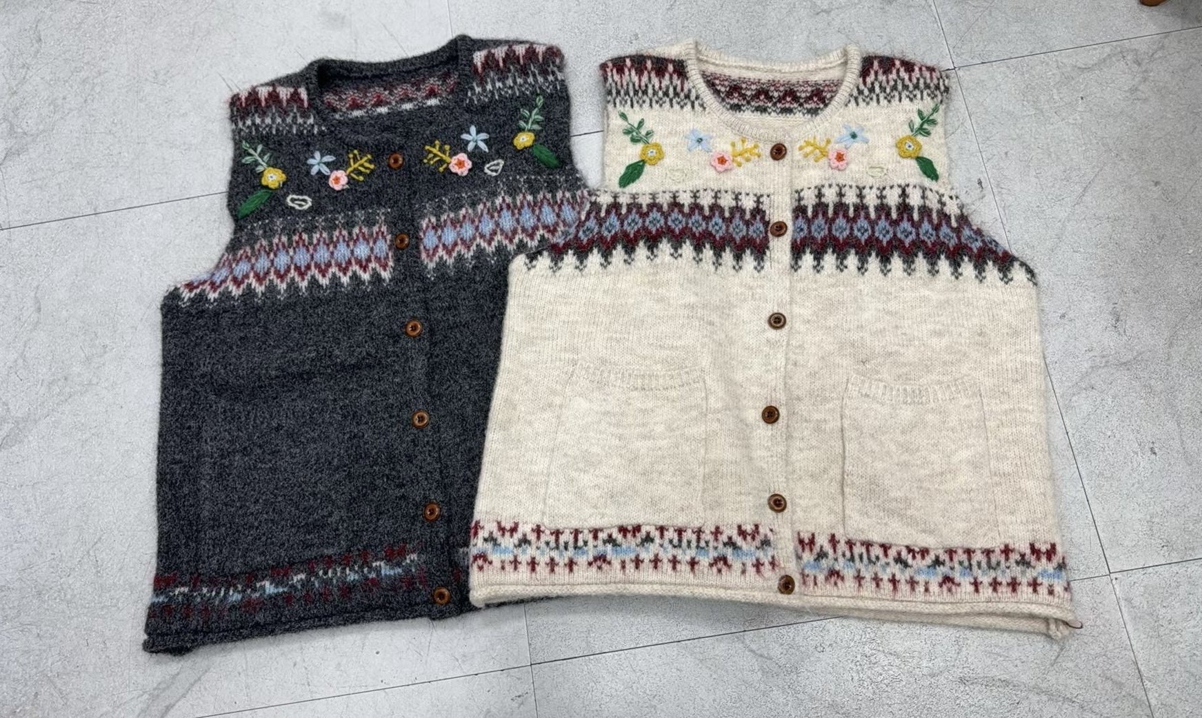 新款立体花朵提花复古好看减龄软糯百搭带口袋马甲大码女装女生,女装/女士精品,马夹,淘宝优惠券,粉丝福利购,淘宝优惠卷