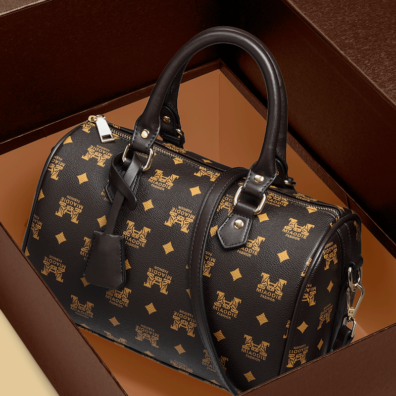 女包新款2021爆款MK F单肩斜挎包中年时尚波士顿女包大容量枕头包