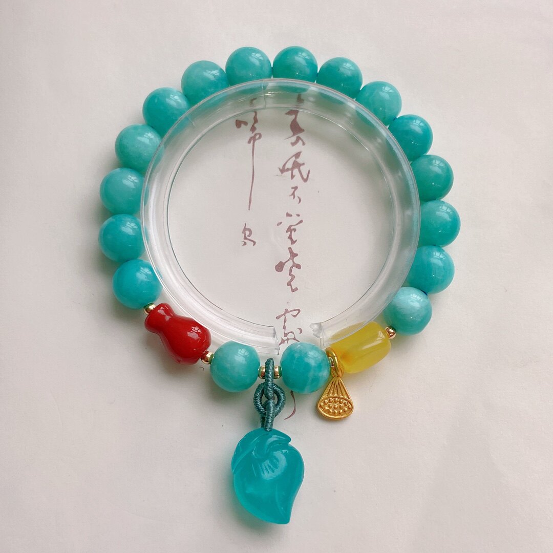 天然天河石原创单圈手链民族风情侣款送礼物闺蜜老婆全新hot潮流