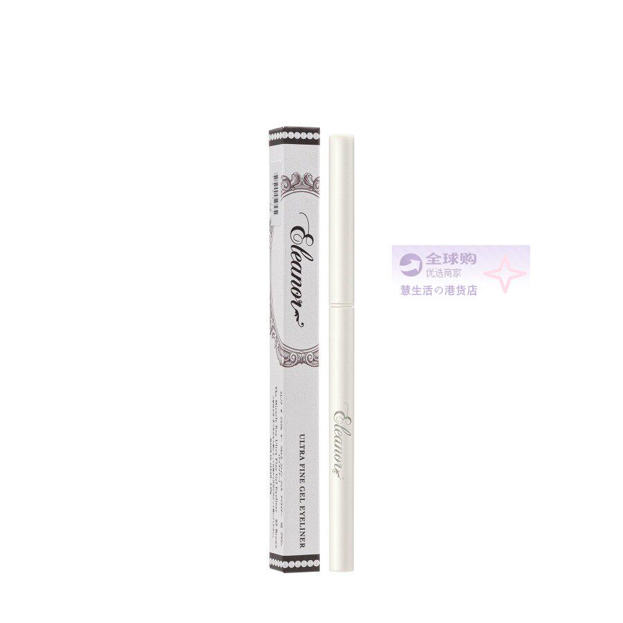 代购日本Eleanor2合1闪烁炫目/极细防水凝胶啫喱眼线笔/转芯眉笔